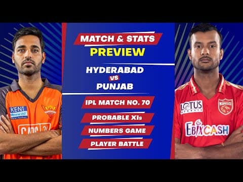 Sunrisers Hyderabad vs Punjab Kings- 70th Match of IPL 2022, Predicted Playing XIs & Stats Preview