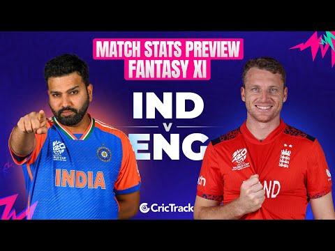 IND vs ENG | World Cup T20 2024 | Match Preview and Stats | Fantasy 11 | Crictracker