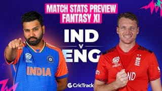 IND vs ENG | World Cup T20 2024 | Match Preview and Stats | Fantasy 11 | Crictracker