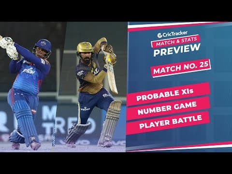 IPL 2021: Match 25, DC vs KKR Predicted Playing 11, Match Preview & Head to Head Record - April 29th