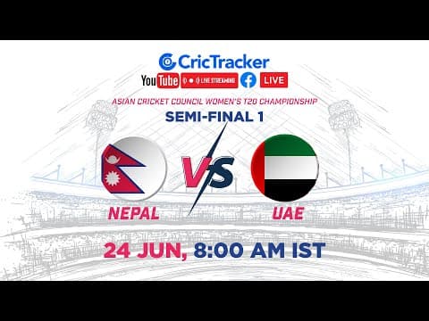 🔴 LIVE: Semi Final 1, Nepal vs UAE Live Cricket Stream | ACC Women's T20 Championship LIVE