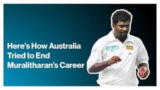 Muttiah Muralitharan escaped the chuck threat to become a legend