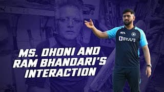 Ram Bhandari discusses the encounter with MS. Dhoni