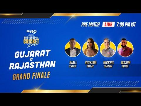 Indian T20 league, Final, Rajasthan vs Gujarat- Pre-match live show 'Not Just Cricket'