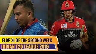 Indian T20 League 2019 | Flop XI of the second week | Rishabh Pant in the XI