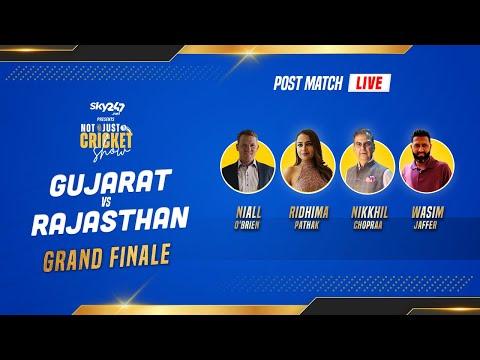 Indian T20 league, Final, Rajasthan vs Gujarat- Post-match live show 'Not Just Cricket'