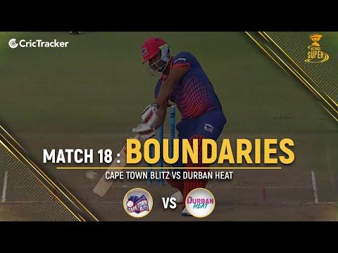 Durban Heat vs Cape Town Blitz | Boundaries | Match 18 | Mzansi Super League