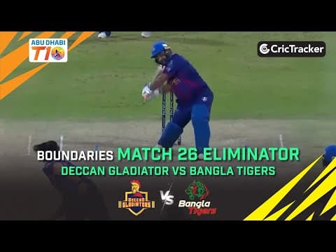 Deccan Gladiators vs Bangla Tigers | Eliminator 1 Boundaries | Abu Dhabi T10 Season 3