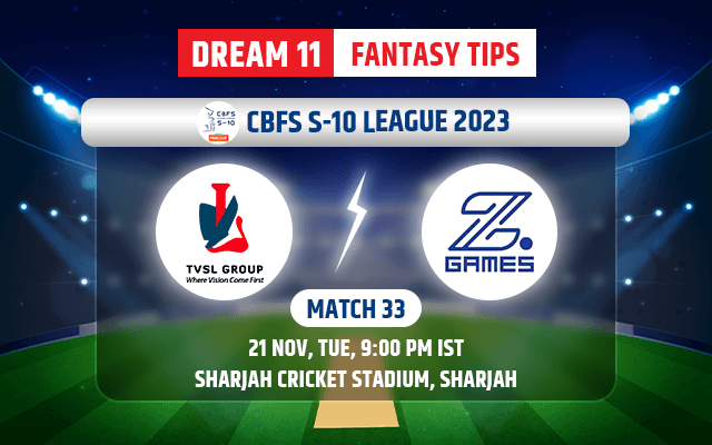 The Vision Shipping vs Z Games Strikers Dream11 Team Today